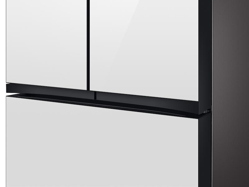 Bespoke 3-Door French Door Refrigerator (24 cu. ft.) with Beverage Center™ in White Glass