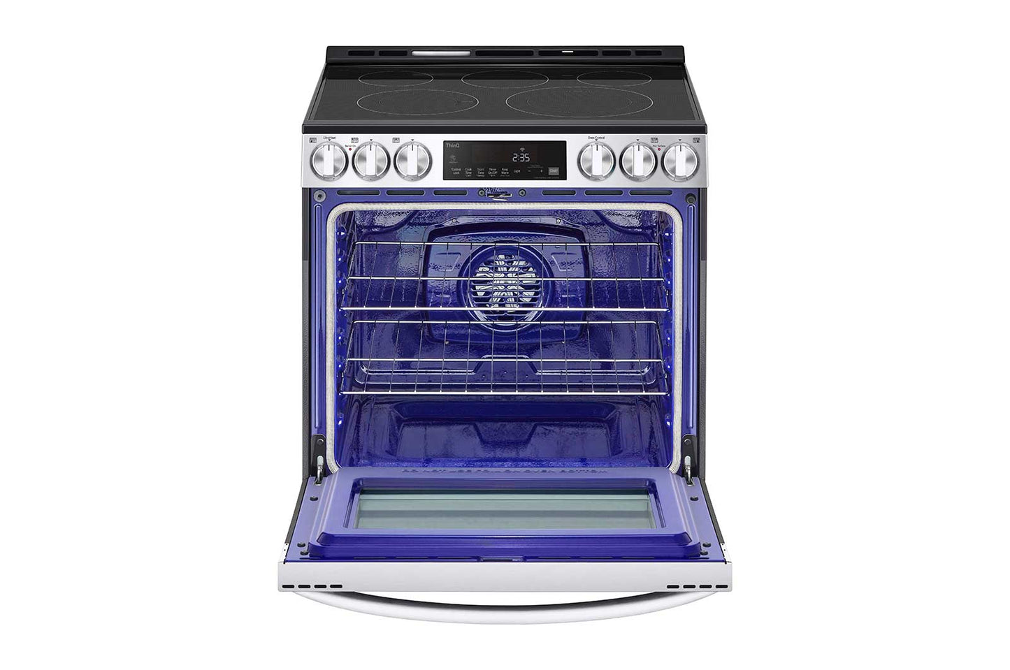 Lg LSEL6333F 6.3 cu. ft. Smart Wi-Fi Enabled Fan Convection Electric Slide-in Range with Air Fry & EasyClean®
