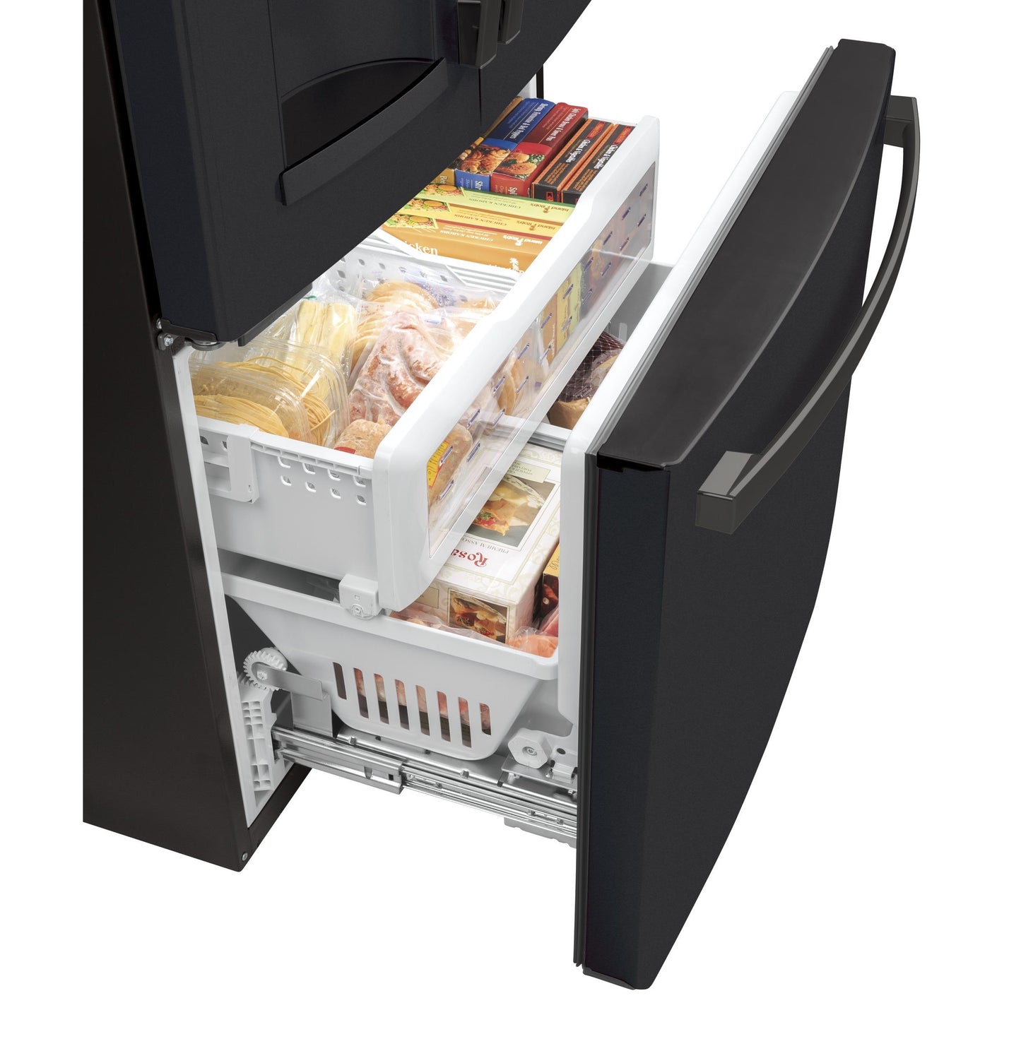 GYE22GENDS GE® ENERGY STAR® 22.1 Cu. Ft. Counter-Depth French-Door Refrigerator