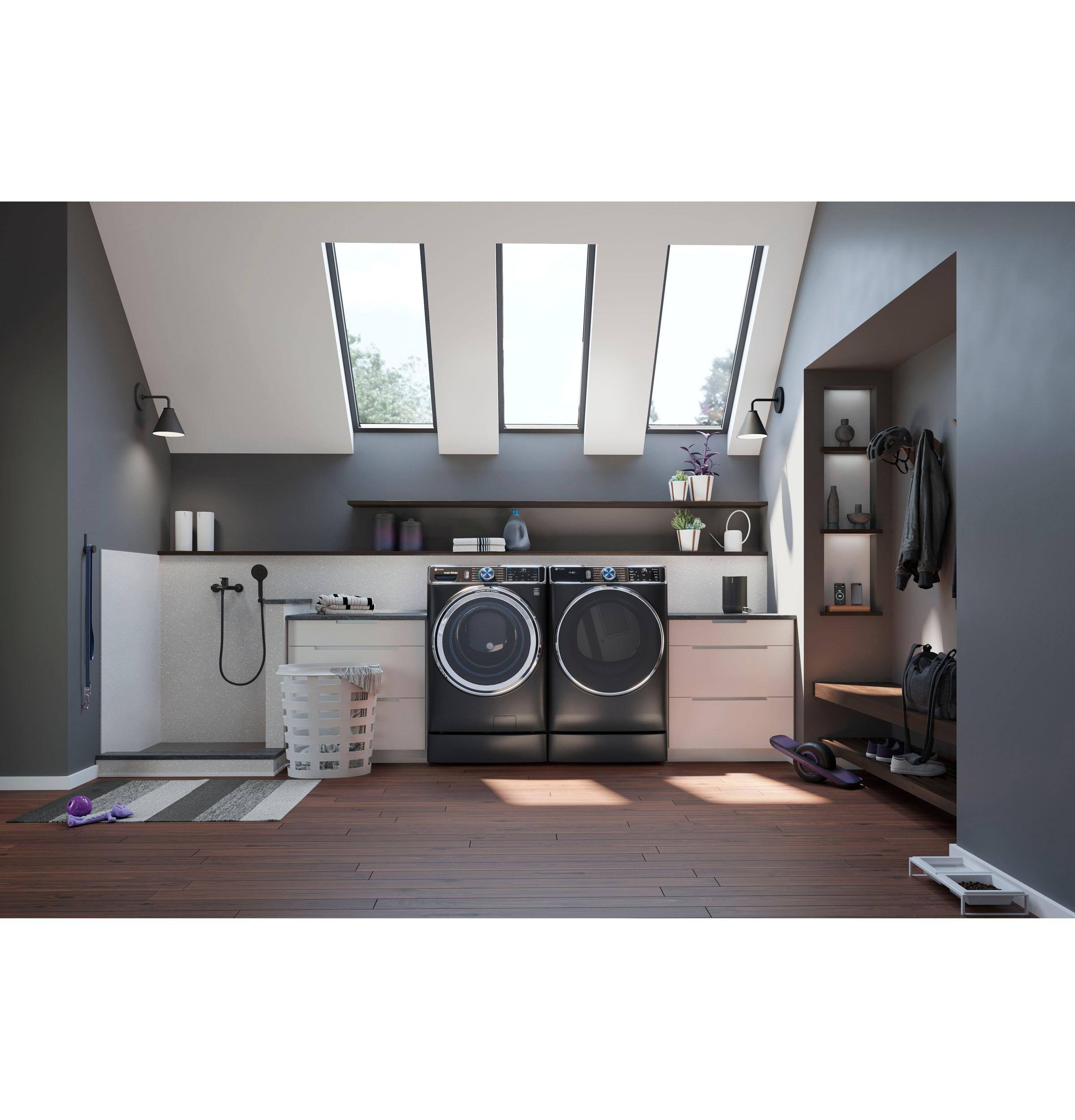 GE Profile™ ENERGY STAR® 7.8 cu. ft. Capacity Smart Front Load Gas Dryer with Steam and Sanitize Cycle