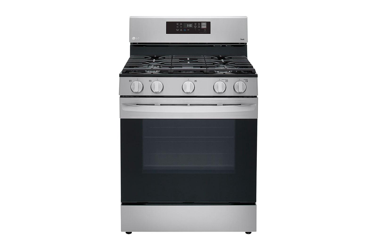 Lg 5.8 cu ft. Smart Wi-Fi Enabled Fan Convection Gas Range with Air Fry