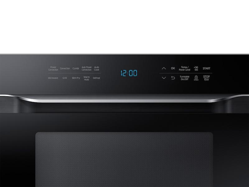 Samsung MC12J8035CT 1.2 cu. ft. PowerGrill Duo™ Countertop Microwave with Power Convection and Built-In Application in Black