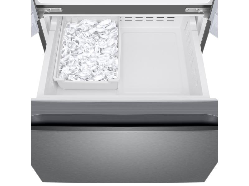 Samsung RF22A4221SR 22 cu. ft. Smart 3-Door French Door Refrigerator with External Water Dispenser in Fingerprint Resistant Stainless Steel