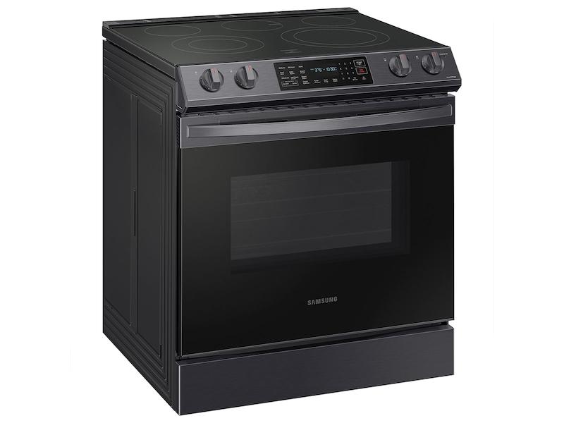 Samsung NE63T8311SG 6.3 cu. ft. Smart Slide-in Electric Range with Convection in Black Stainless Steel
