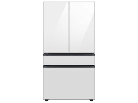 Samsung RF23BB860012AA Bespoke 4-Door French Door Refrigerator (23 cu. ft.) with Beverage Center™ in White Glass