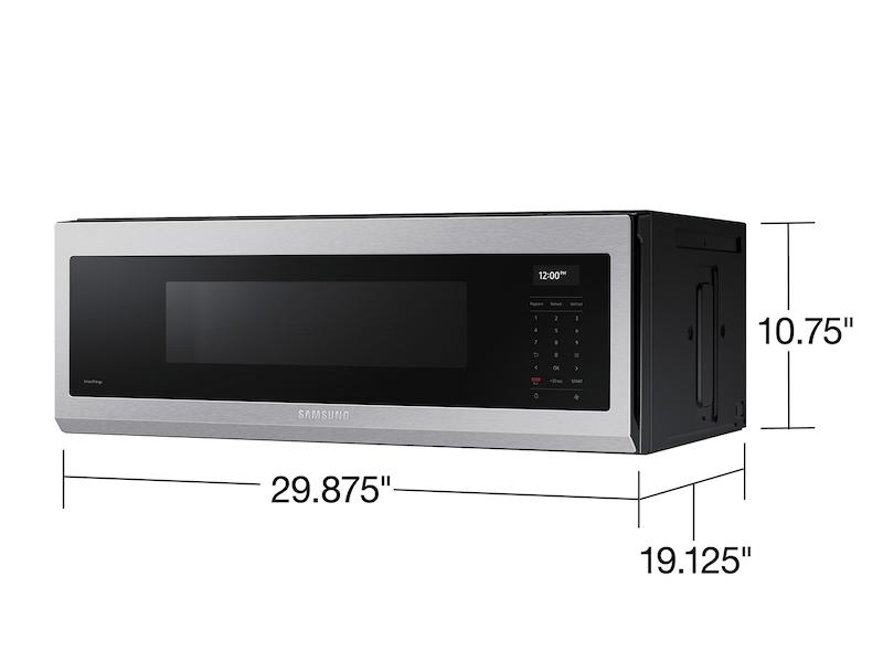 Samsung 1.1 cu. ft. Smart SLIM Over-the-Range Microwave with 550 CFM Hood Ventilation, Wi-Fi