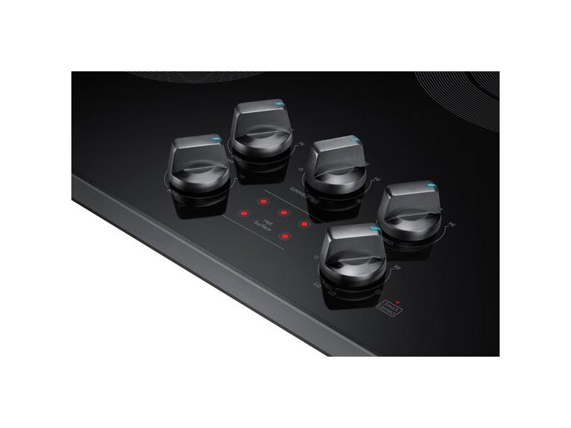 Samsung NZ30K6330RG 30" Smart Electric Cooktop in Black Stainless Steel