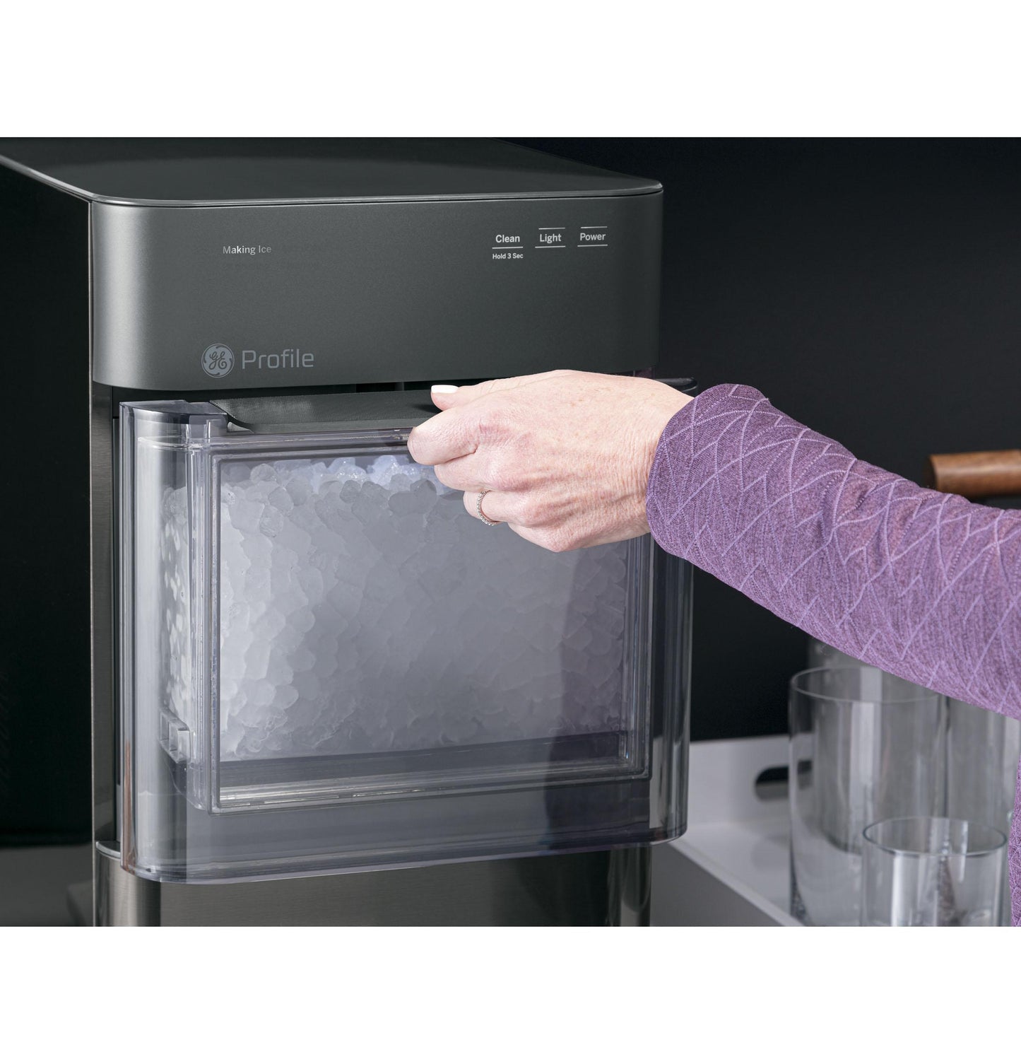 XPIO23BCBT GE Profile™ Opal™ 2.0 Nugget Ice Maker