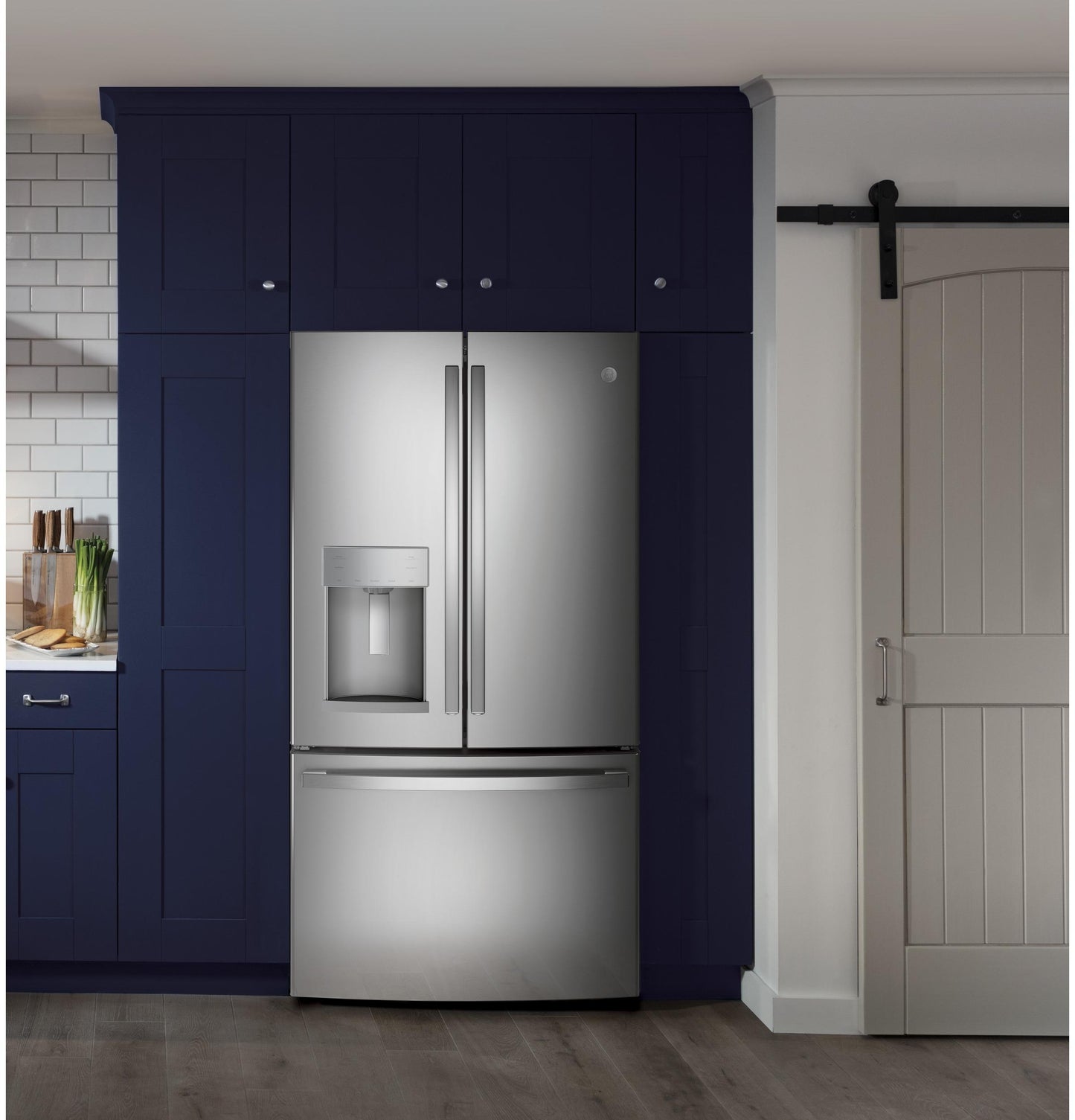 GFE28GYNFS GE® ENERGY STAR® 27.7 Cu. Ft. Fingerprint Resistant French-Door Refrigerator