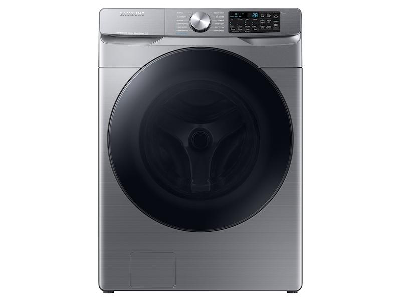 Samsung 4.5 cu. ft. Large Capacity Smart Front Load Washer with Super Speed Wash in Platinum