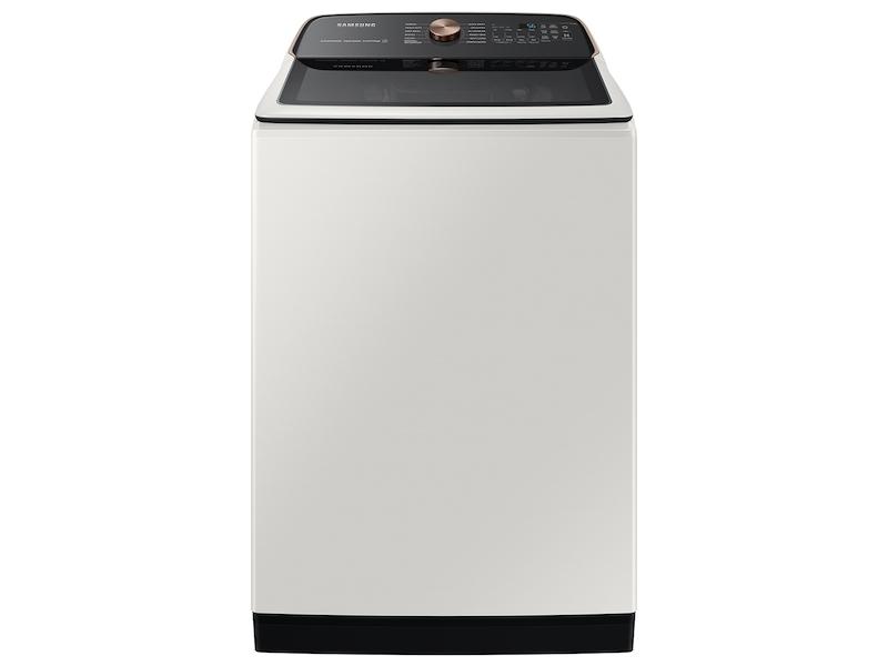Samsung 5.5 cu. ft. Extra-Large Capacity Smart Top Load Washer with Super Speed Wash in Ivory
