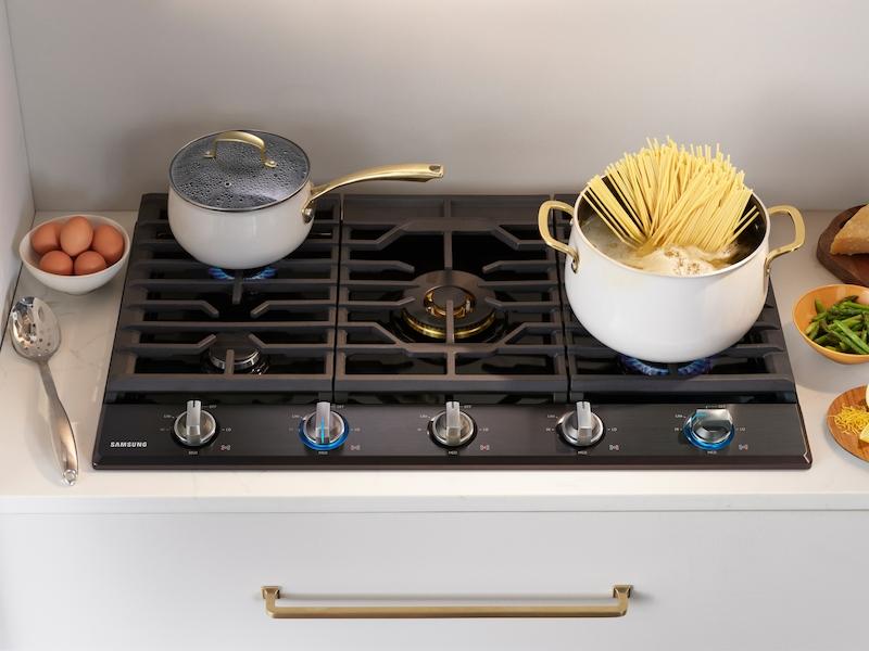 Samsung NA36N7755TG 36" Gas Cooktop with 22K BTU True Dual Power Burner (2018)