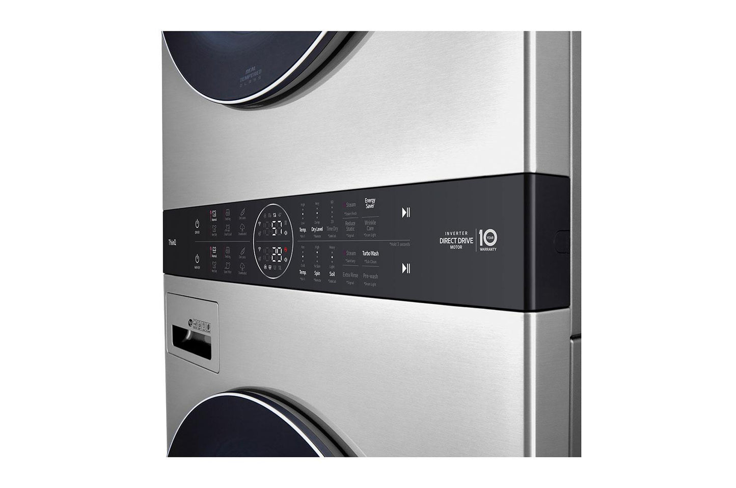 LG STUDIO Single Unit Front Load WashTower™ with Center Control™ 5.0 cu. ft. Washer and 7.4 cu. ft. Electric Dryer
