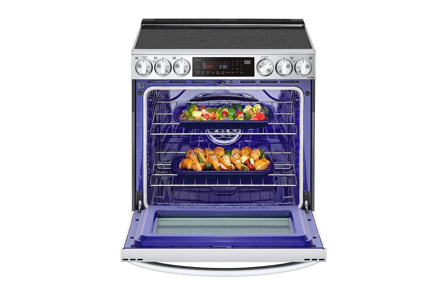 Lg 6.3 cu ft. Smart wi-fi Enabled ProBake Convection® InstaView® Electric Slide-In Range with Air Fry