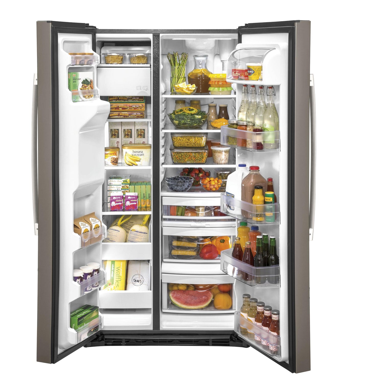 GSS25IMNES GE® 25.1 Cu. Ft. Side-By-Side Refrigerator