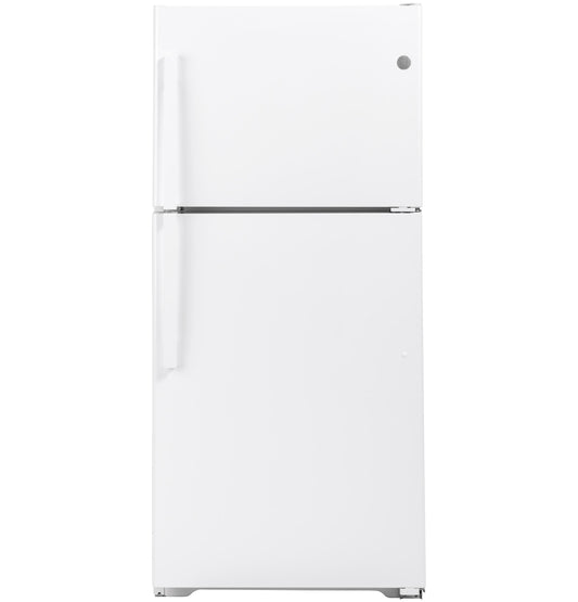 GTS22KGNRWW GE® 21.9 Cu. Ft. Garage Ready Top-Freezer Refrigerator