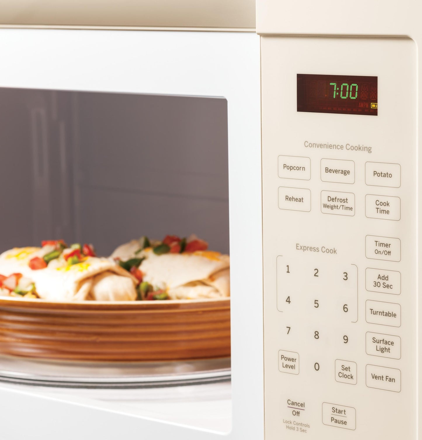 JVM3160DFCC GE® 1.6 Cu. Ft. Over-the-Range Microwave Oven