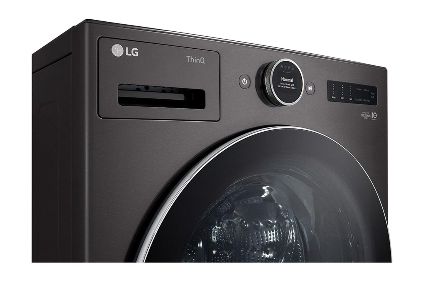 Lg WM6700HBA 5.0 cu. ft. Mega Capacity Smart Front Load Washer with AI DD® 2.0 Built-In Intelligence & TurboWash® 360(degree)