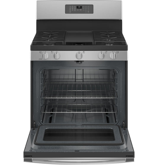 GE® 30" Free-Standing Gas Fingerprint Resistant Range