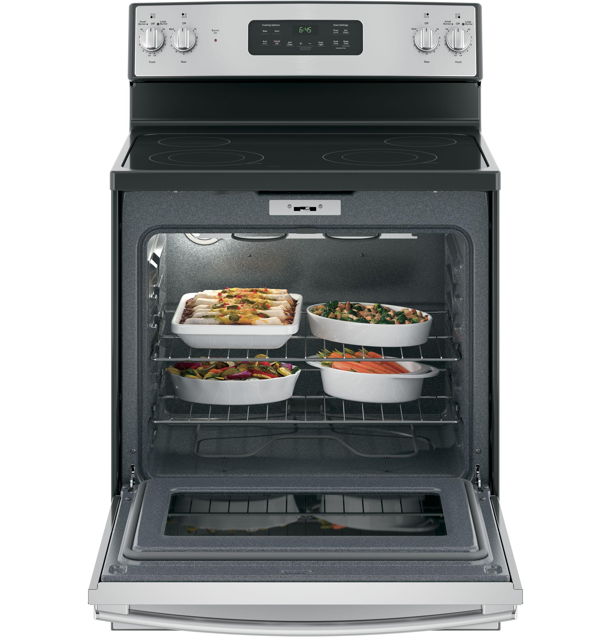 GE® 30" Free-Standing Electric Range