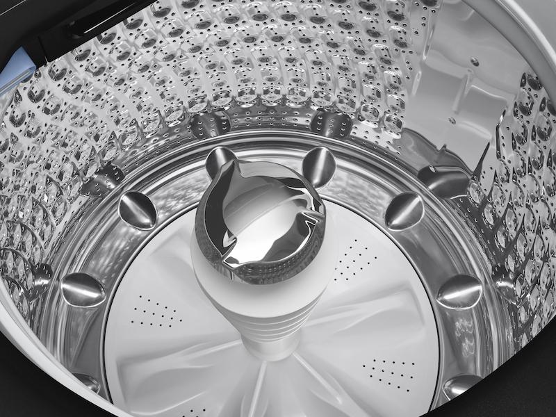 5.1 cu. ft. Smart Top Load Washer with ActiveWave™ Agitator and Super Speed Wash in Brushed Black