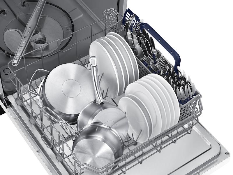 Samsung DW80N3030UW Front Control 51 dBA Dishwasher with Hybrid Interior in White