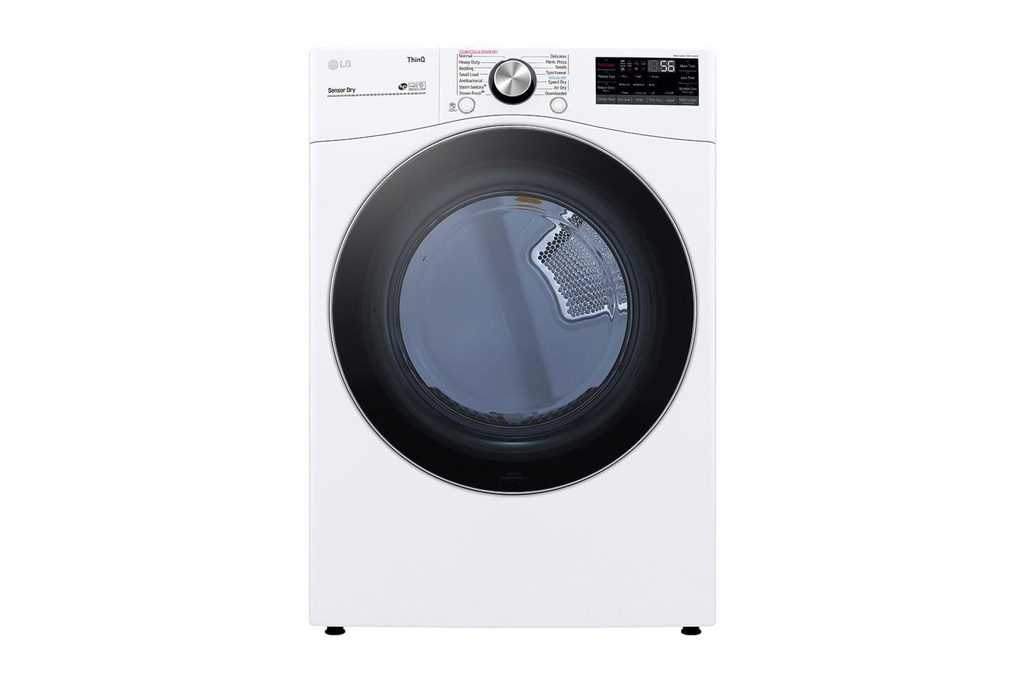 Lg DLEX4200W 7.4 cu. ft. Ultra Large Capacity Smart Wi-Fi Enabled Front Load Electric Dryer with TurboSteam™ and Built-In Intelligence