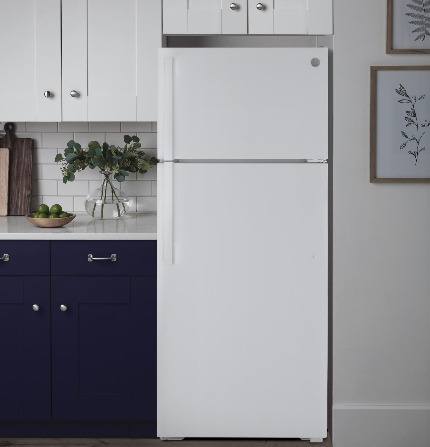 GTE16DTNRWW GE® ENERGY STAR® 15.6 Cu. Ft. Top-Freezer Refrigerator