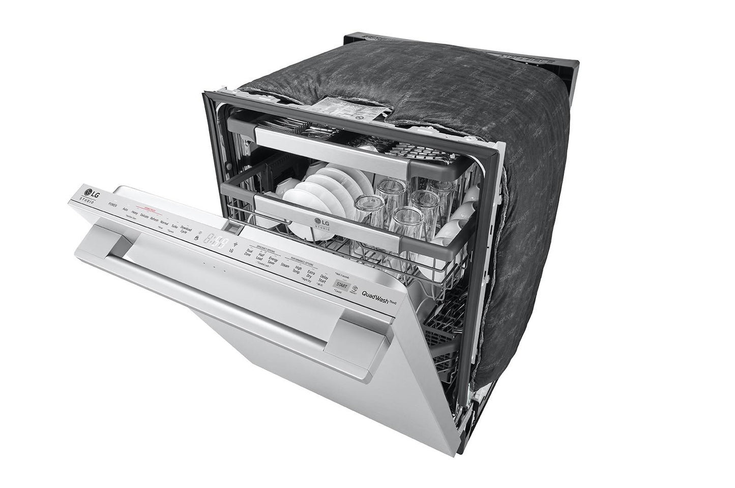 LG STUDIO Top Control Smart Dishwasher with QuadWash™ and TrueSteam®