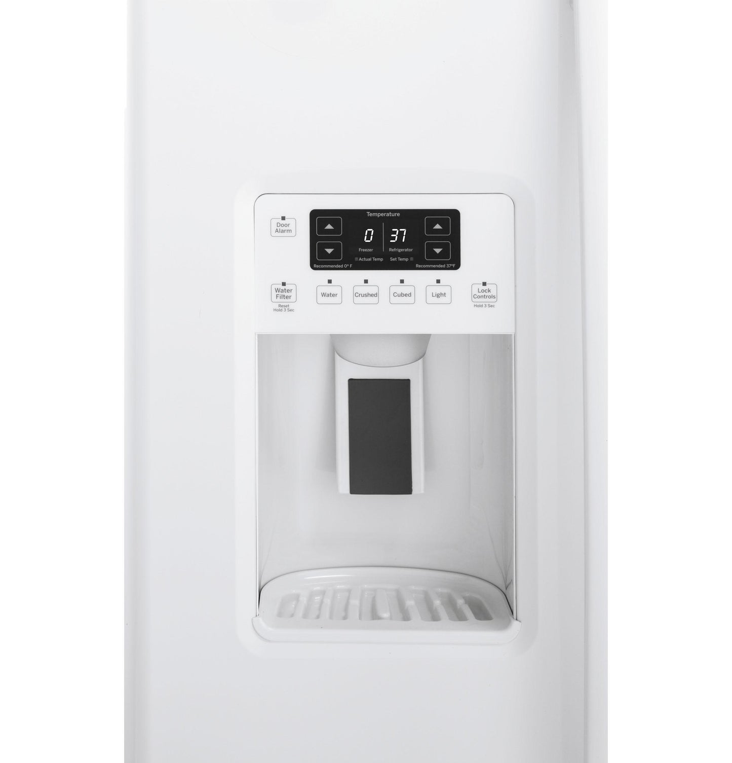 GZS22DGJWW GE® 21.9 Cu. Ft. Counter-Depth Side-By-Side Refrigerator