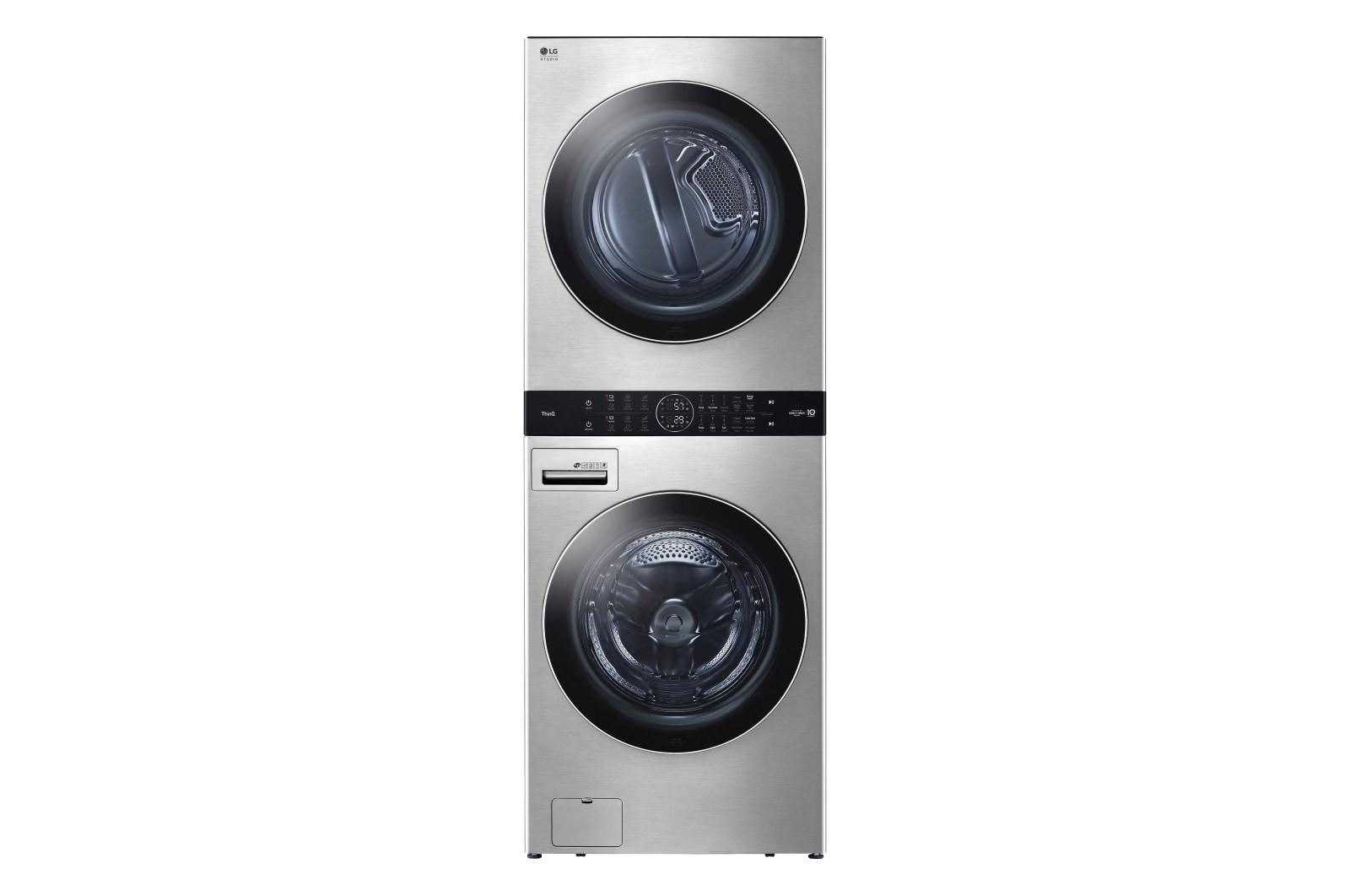LG STUDIO Single Unit Front Load WashTower™ with Center Control™ 5.0 cu. ft. Washer and 7.4 cu. ft. Gas Dryer