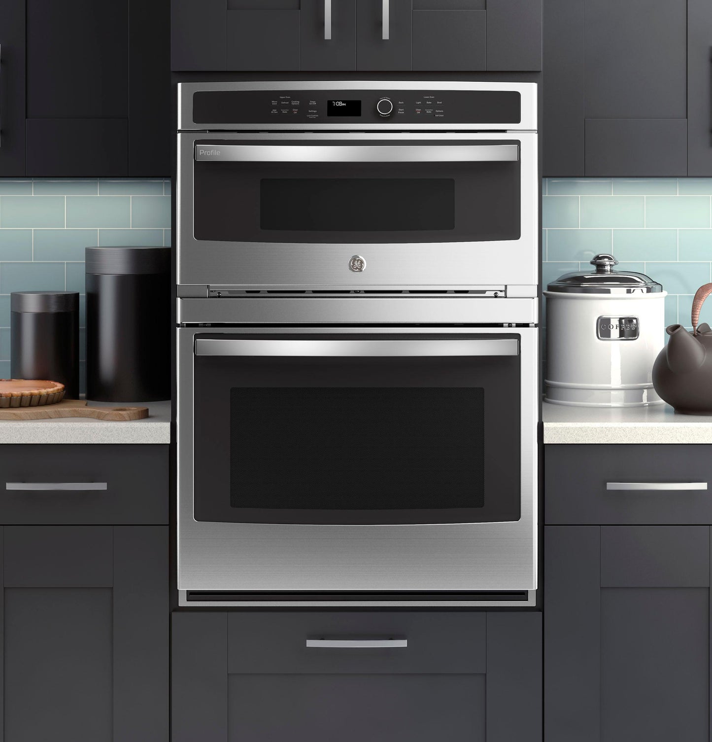 PT7800SHSS GE Profile™ 30" Built-In Combination Convection Microwave/Convection Wall Oven