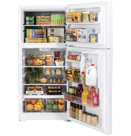 GTS22KGNRWW GE® 21.9 Cu. Ft. Garage Ready Top-Freezer Refrigerator