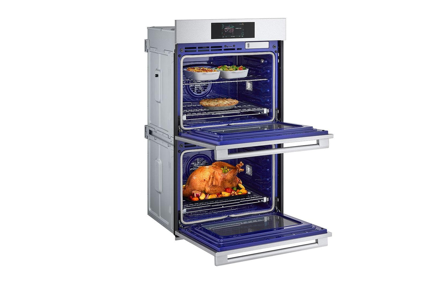WDES9428F LG STUDIO 9.4 cu. ft. Smart InstaView® Electric Double Built-In Wall Oven with Air Fry & Steam Sous Vide