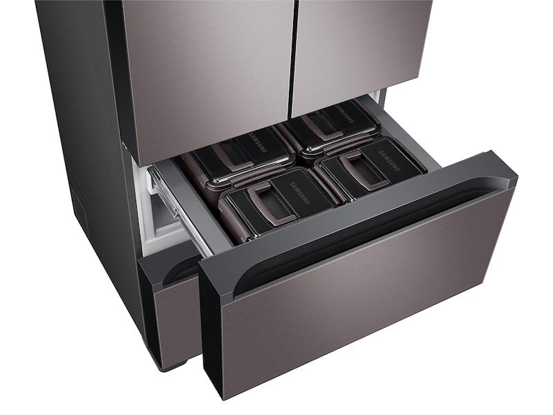 Samsung 17.3 cu. ft. Smart Kimchi & Specialty 4-Door French Door Refrigerator in Platinum Bronze