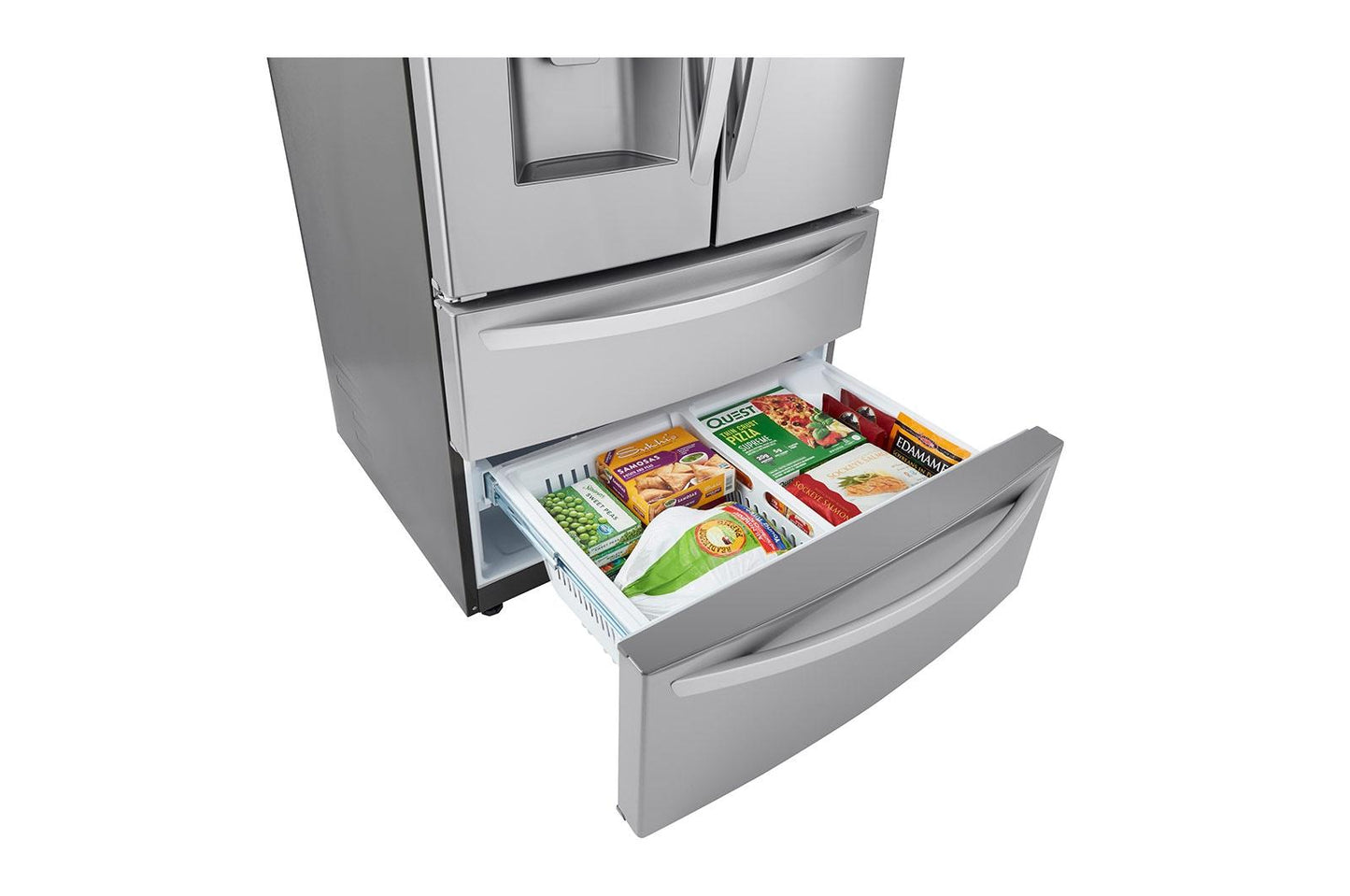 Lg 22 cu ft. Smart Counter Depth Double Freezer Refrigerator