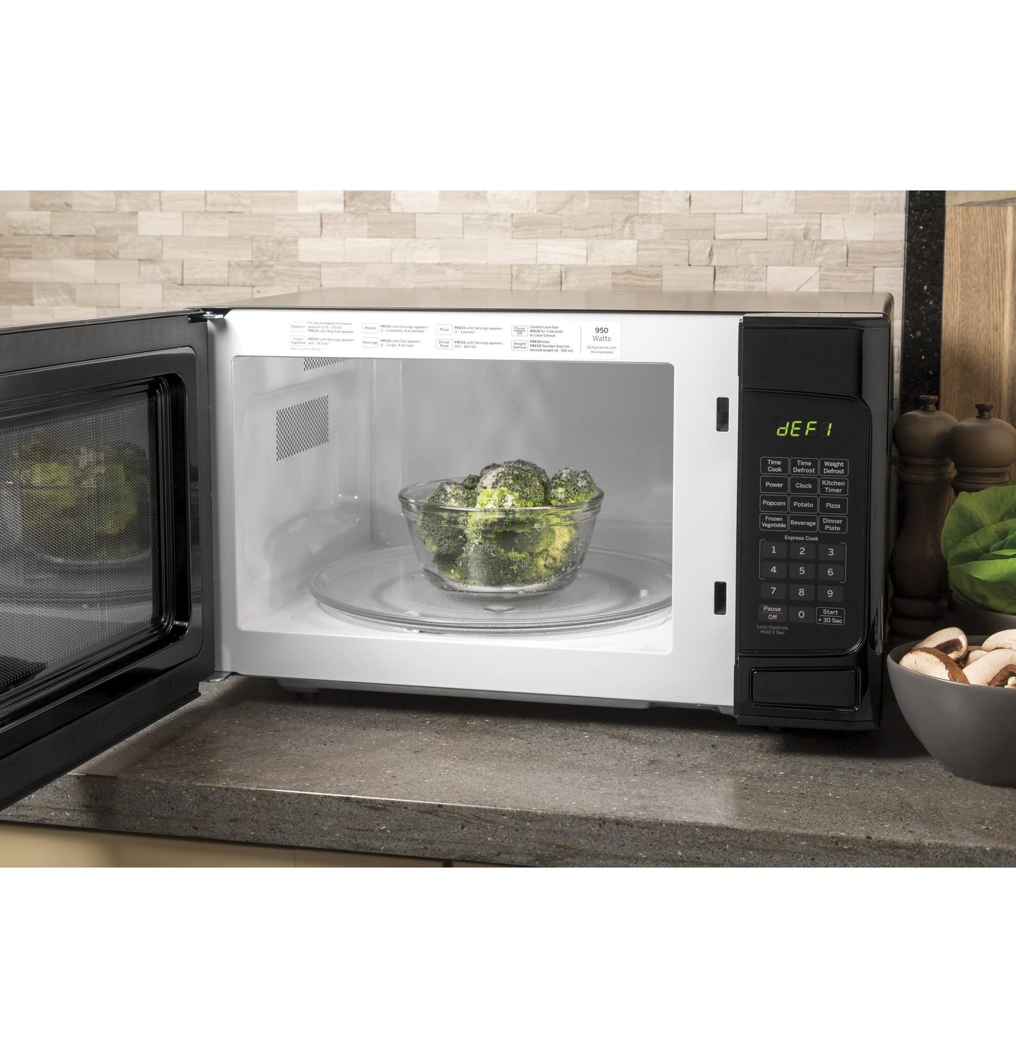 GE® 1.1 Cu. Ft. Capacity Countertop Microwave Oven
