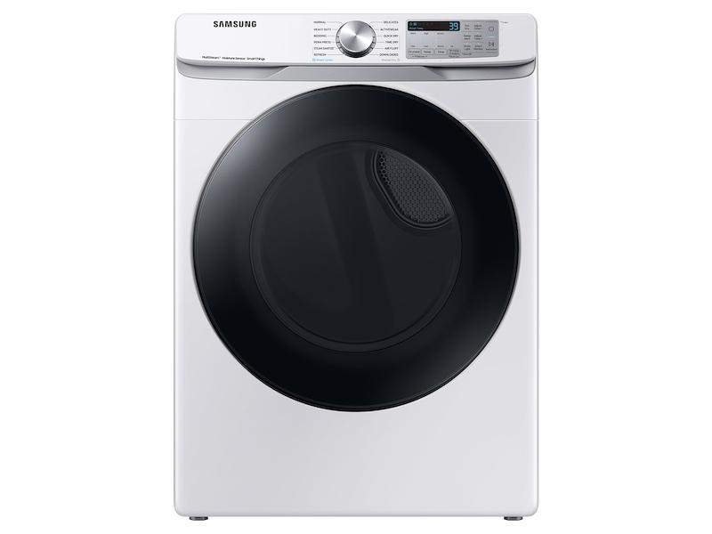 Samsung 7.5 cu. ft. Smart Gas Dryer with Steam Sanitize  in White