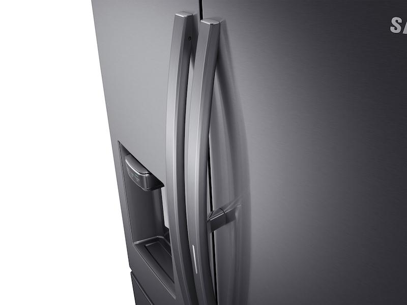 22 cu. ft. Food Showcase Counter Depth 4-Door French Door Refrigerator in Black Stainless Steel