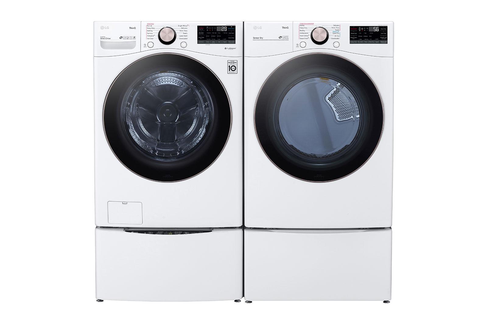 Lg 4.5 cu. ft. Ultra Large Capacity Smart wi-fi Enabled Front Load Washer with TurboWash™ 360(degree) and Built-In Intelligence