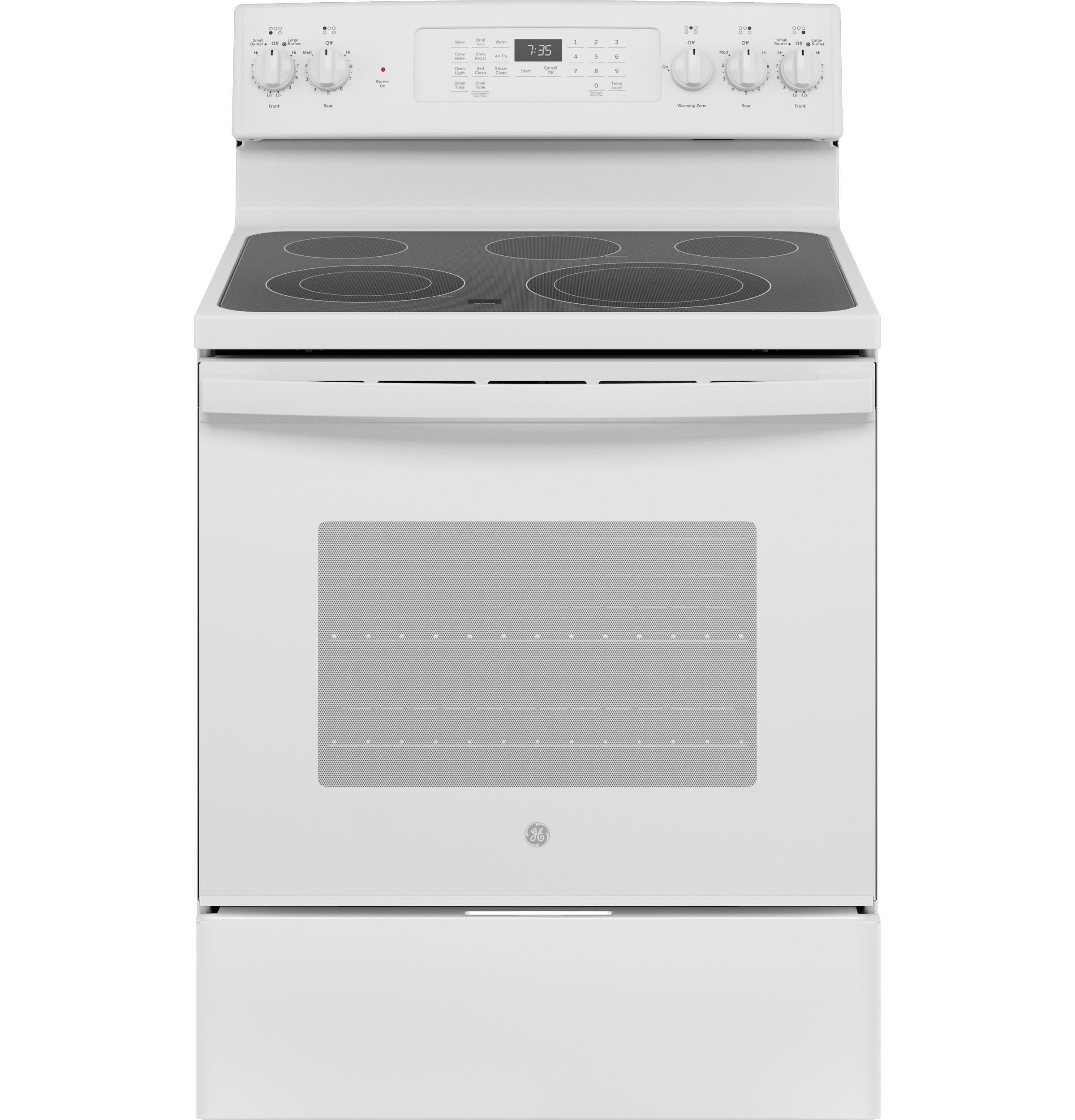 GE® 30" Free-Standing Electric Convection Range with No Preheat Air Fry