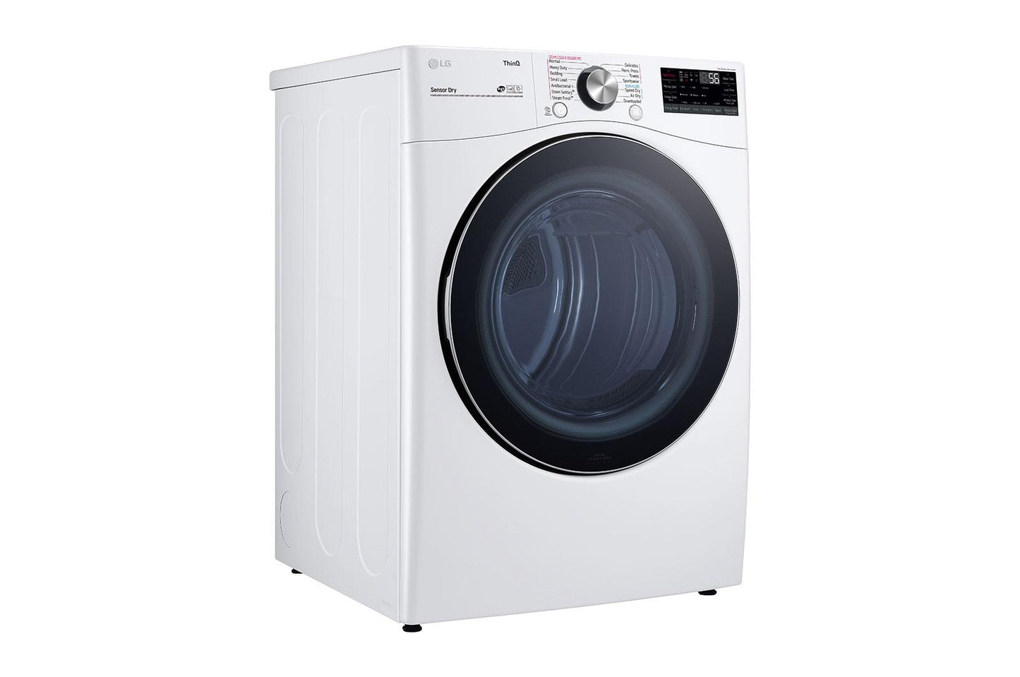 Lg DLEX4200W 7.4 cu. ft. Ultra Large Capacity Smart Wi-Fi Enabled Front Load Electric Dryer with TurboSteam™ and Built-In Intelligence