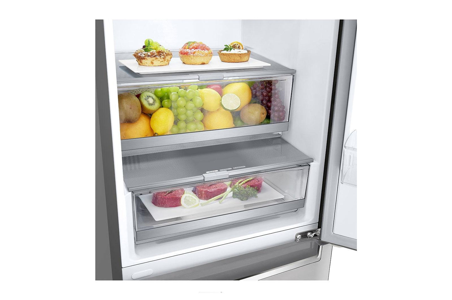 Lg LRBCC1204S 12 cu. ft. Bottom Freezer Counter-Depth Refrigerator