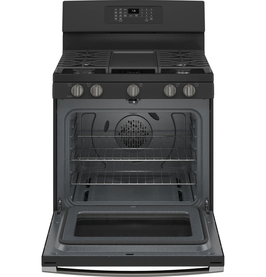 GE® 30" Free-Standing Gas Convection Range with No Preheat Air Fry