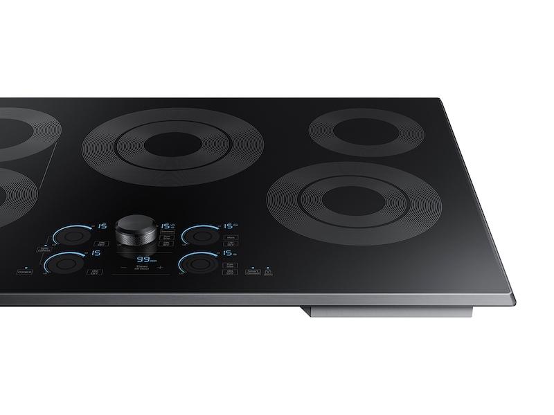 Samsung NZ30K7570RG 30" Smart Electric Cooktop with Sync Elements in Black Stainless Steel