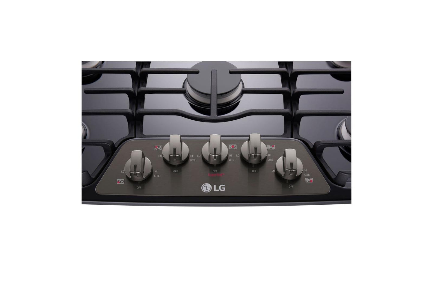 Lg LCG3611BD 36 Inch Gas Cooktop with SuperBoil™