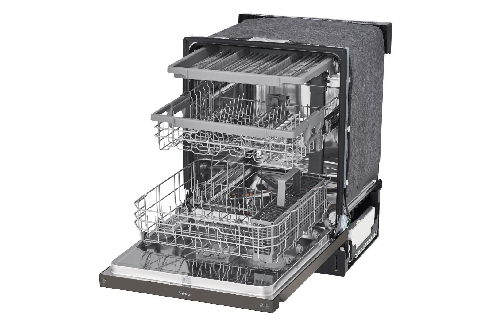 Lg Front Control Dishwasher with QuadWash™ and 3rd Rack