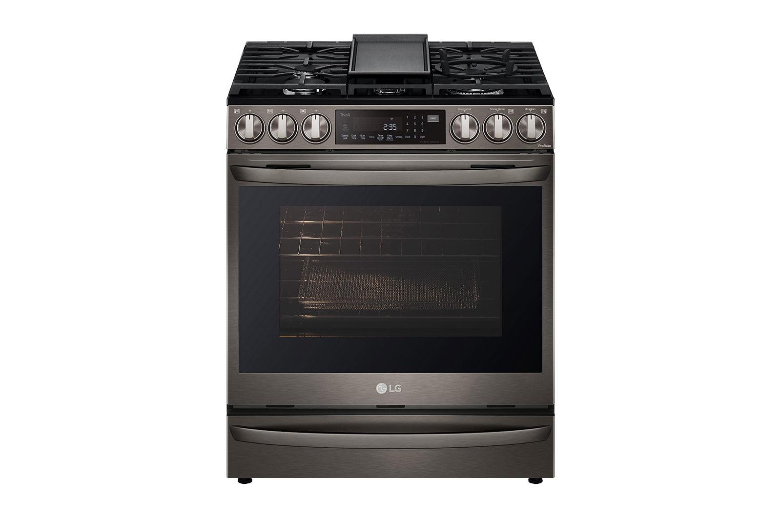 Lg LSGL6337D 6.3 cu ft. Smart Wi-Fi Enabled ProBake Convection® InstaView™ Gas Slide-in Range with Air Fry
