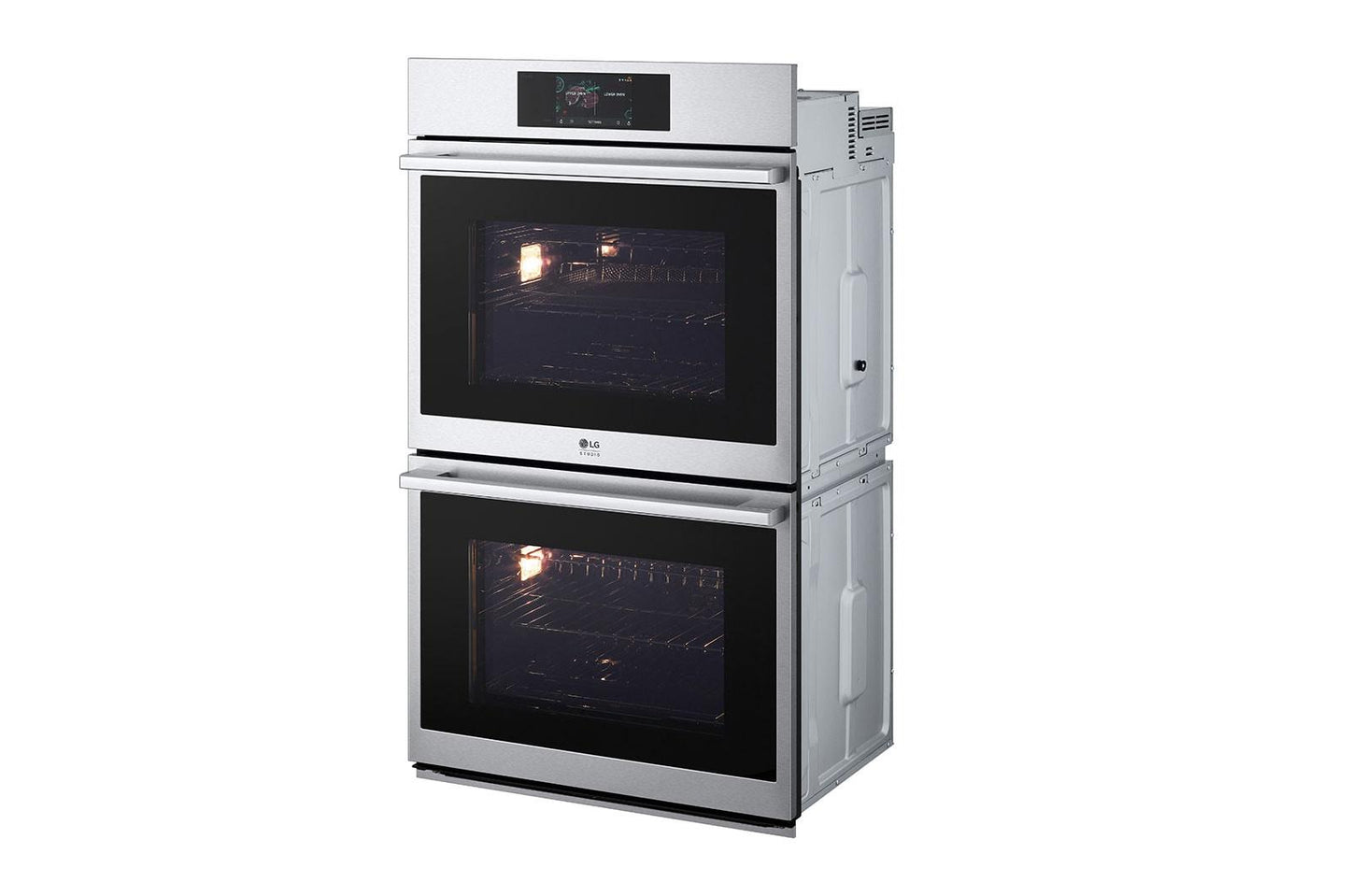 WDES9428F LG STUDIO 9.4 cu. ft. Smart InstaView® Electric Double Built-In Wall Oven with Air Fry & Steam Sous Vide