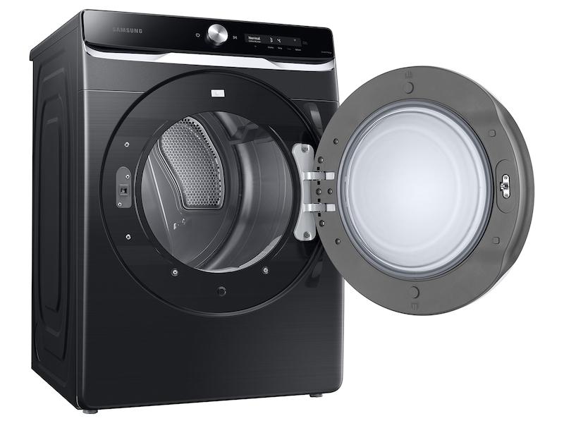 7.5 cu. ft. Smart Dial Electric Dryer with Super Speed Dry in Brushed Black